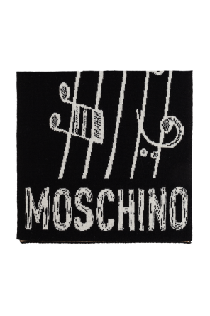 Moschino ロコハッチフリフ 2A59179409 1888 Moschino Scarf with logo | Men's Accessorie | Vitkac